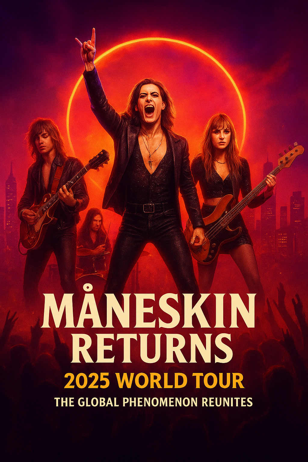 Måneskin’s Grand Farewell: 2026 Tour ‘One Last Ride’ Promises Explosive Final Shows